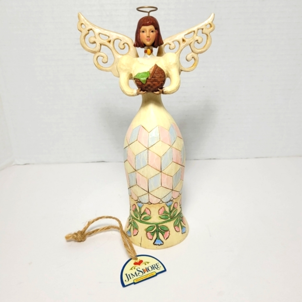 Jim Shore Angel of New Life Heartwood Creek Angel Statue NWT